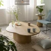 Made in Meubles Table basse nuage en bois de manguier Fable