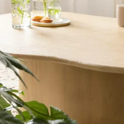 Made in Meubles Table basse nuage en bois de manguier Fable