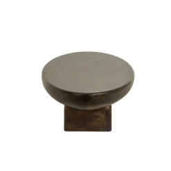 Made in Meubles Table basse ovale en bois de manguier Morana