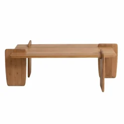 Made in Meubles Table basse rectangle en bois d'acacia Zola