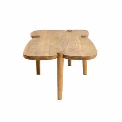 Made in Meubles Table basse vague en bois de manguier Zola