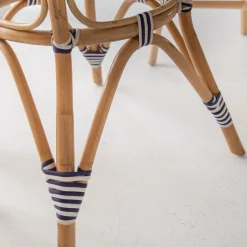Made in Meubles Table de bistrot en rotin Elynne