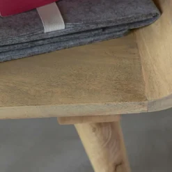 Made in Meubles Table de chevet avec niche en bois de manguier Maëva