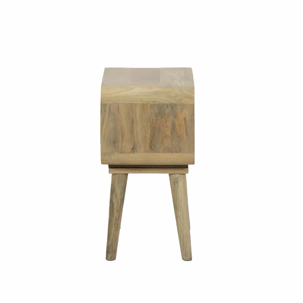 Made in Meubles Table de chevet avec niche en bois de manguier Maëva
