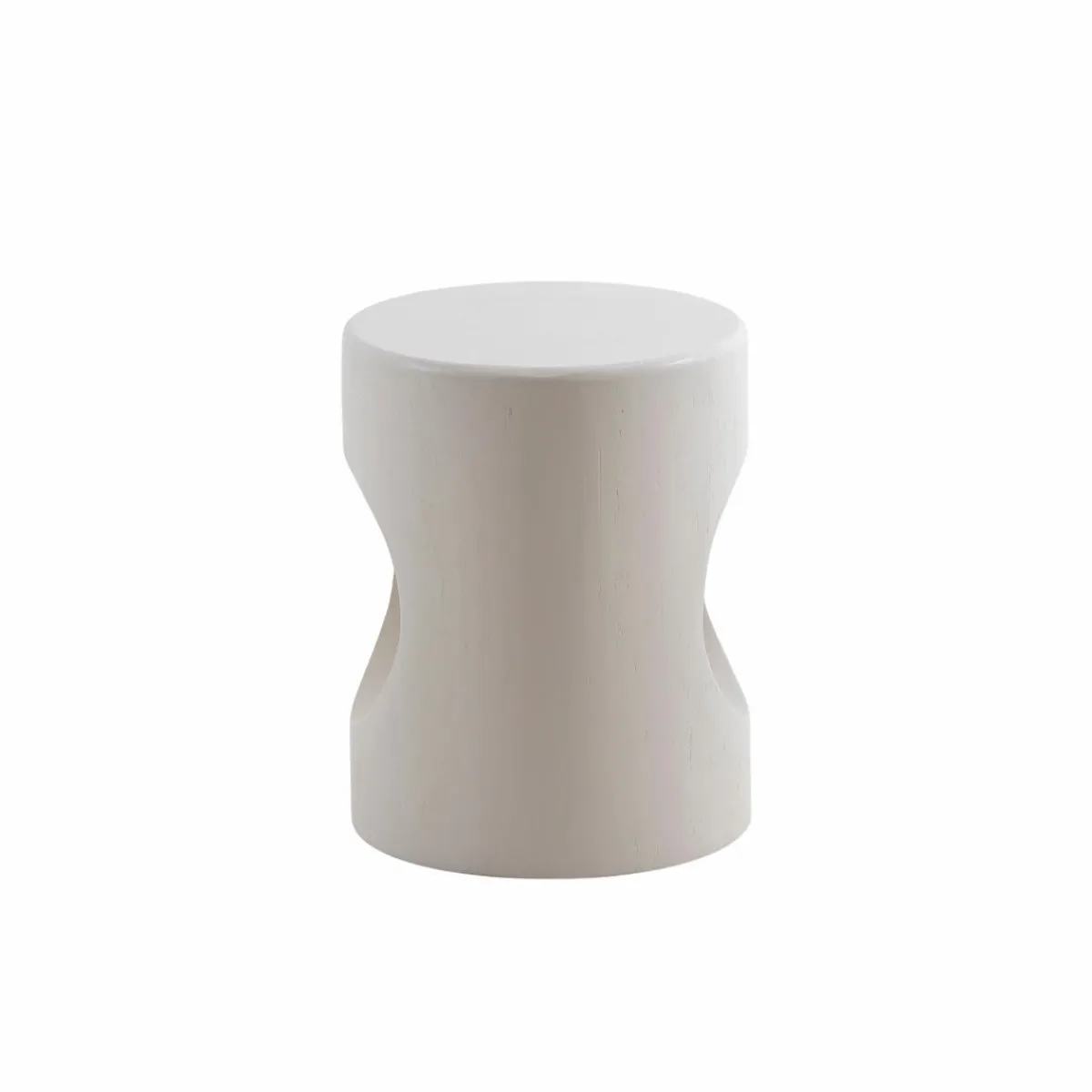 Made in Meubles Table de chevet en bois blanc peint Amelie
