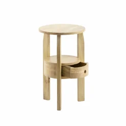 Made in Meubles Table de chevet en bois de manguier Juliet