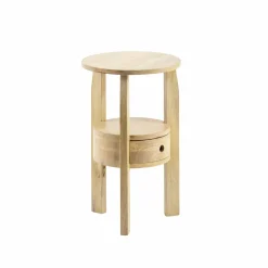 Made in Meubles Table de chevet en bois de manguier Juliet