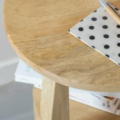 Made in Meubles Table de chevet en bois de manguier Juliet