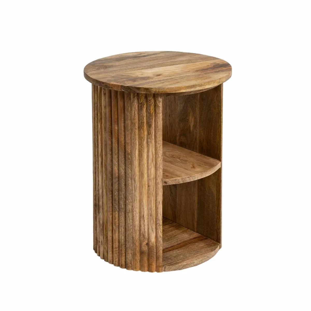 Made in Meubles Table de chevet en bois de manguier Maëva