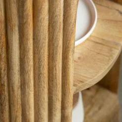 Made in Meubles Table de chevet en bois de manguier Maëva
