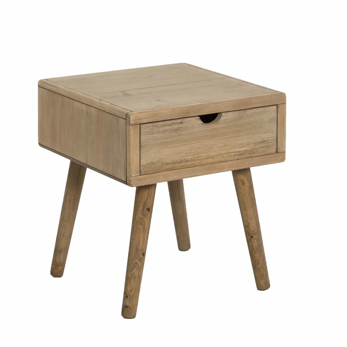 Made in Meubles Table de chevet en bois de sapin Natural