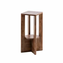 Made in Meubles Table de chevet en bois de manguier Erine