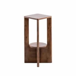 Made in Meubles Table de chevet en bois de manguier Erine