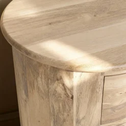 Made in Meubles Table de chevet en bois de manguier Maëva