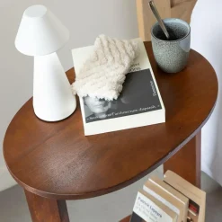 Made in Meubles Table de chevet en bois de manguier Swan