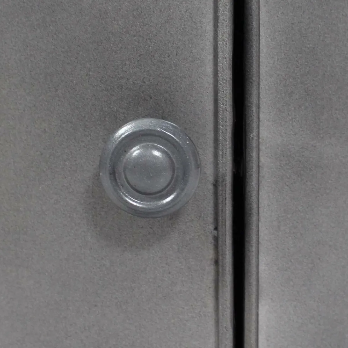 Made in Meubles Table de chevet en métal gris Meryl