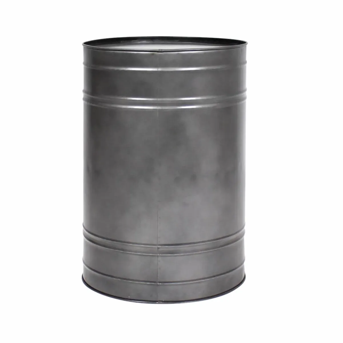 Made in Meubles Table de chevet en métal gris Meryl