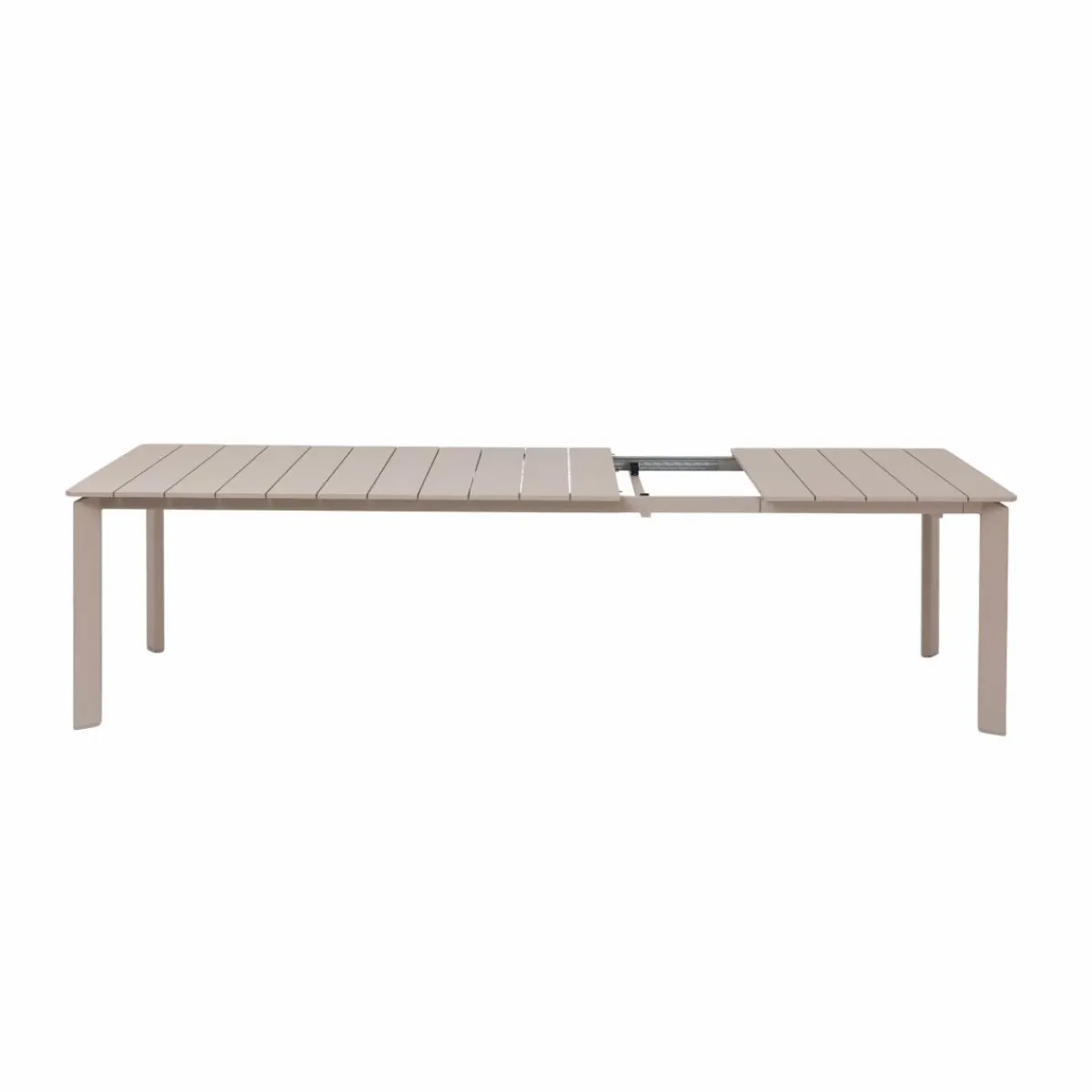 Made in Meubles Table de jardin en aluminium taupe Kaïa