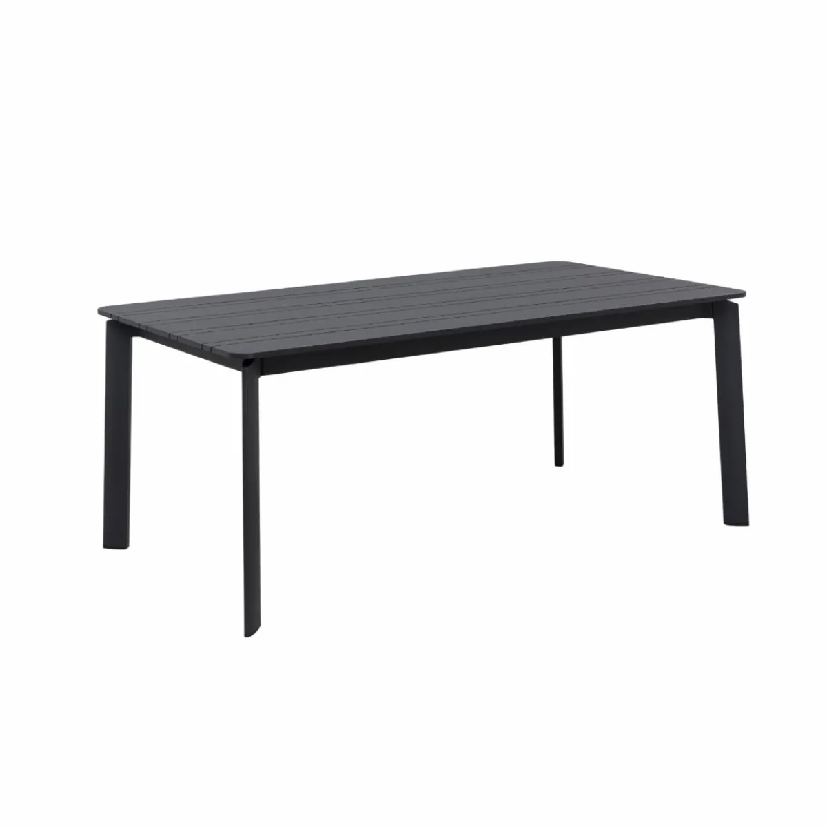 Made in Meubles Table de jardin en aluminium gris Kaïa