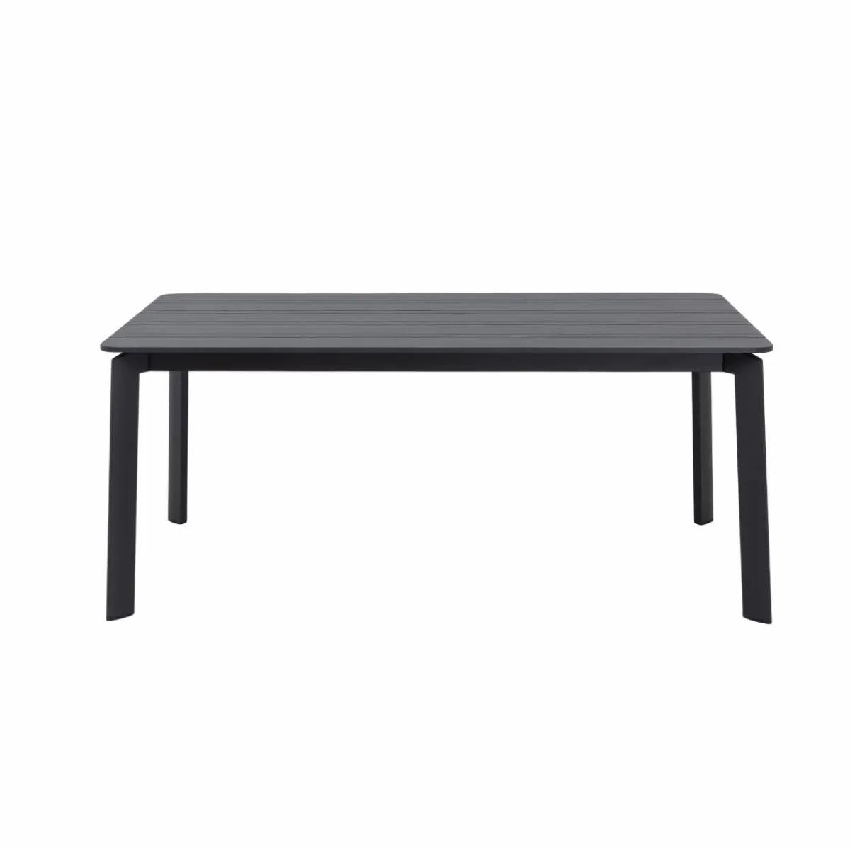 Made in Meubles Table de jardin en aluminium gris Kaïa