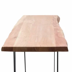 Made in Meubles Table haute en bois d'acacia Tree