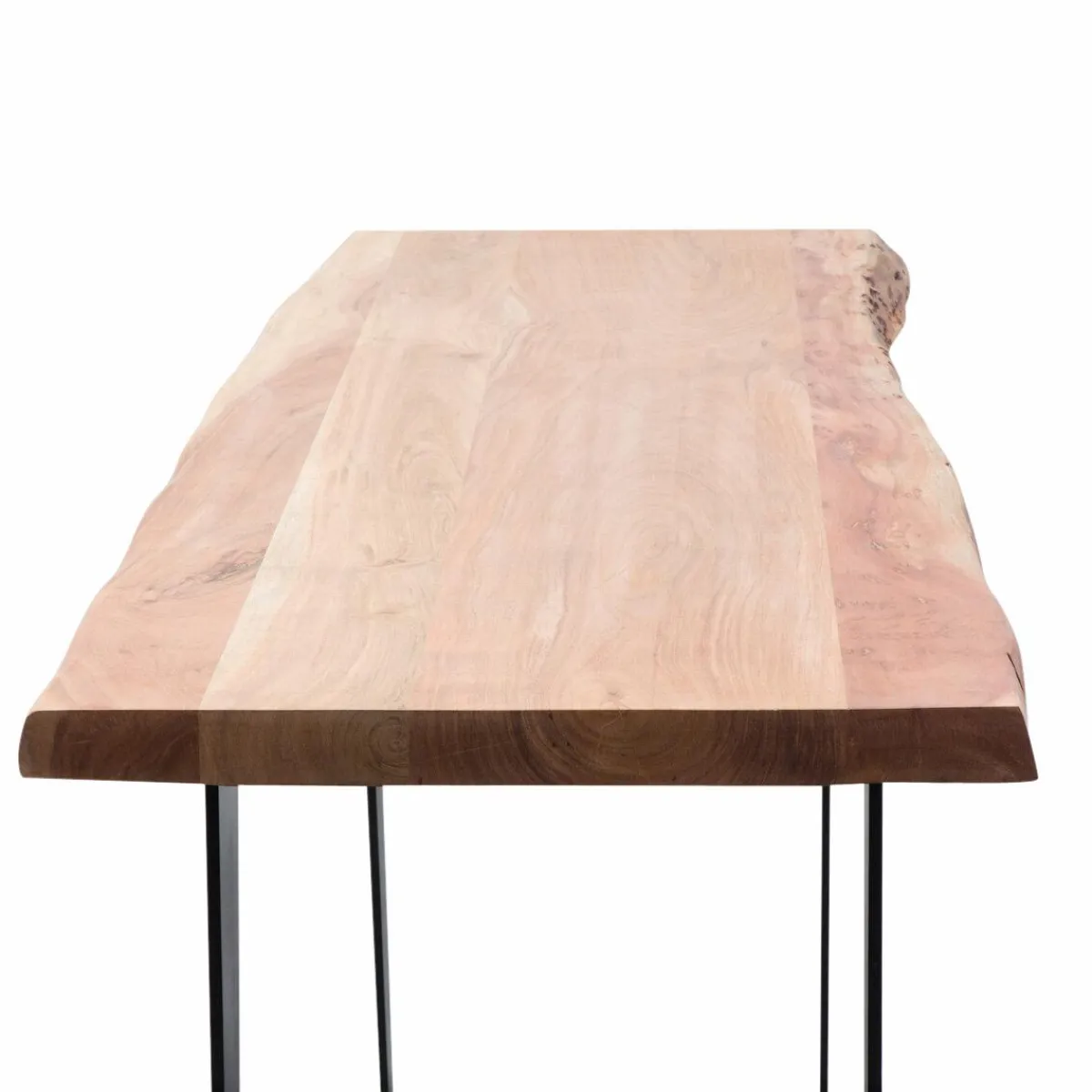 Made in Meubles Table haute en bois d'acacia Tree