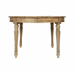 Made in Meubles Table à manger avec allonges en bois recyclé Garance