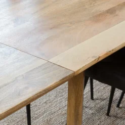 Made in Meubles Table à manger avec allonges en bois de manguier Wood
