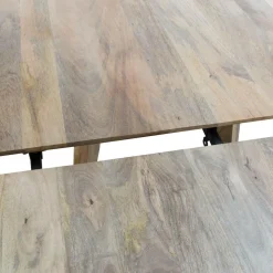 Made in Meubles Table à manger avec allonges en bois de manguier Wood