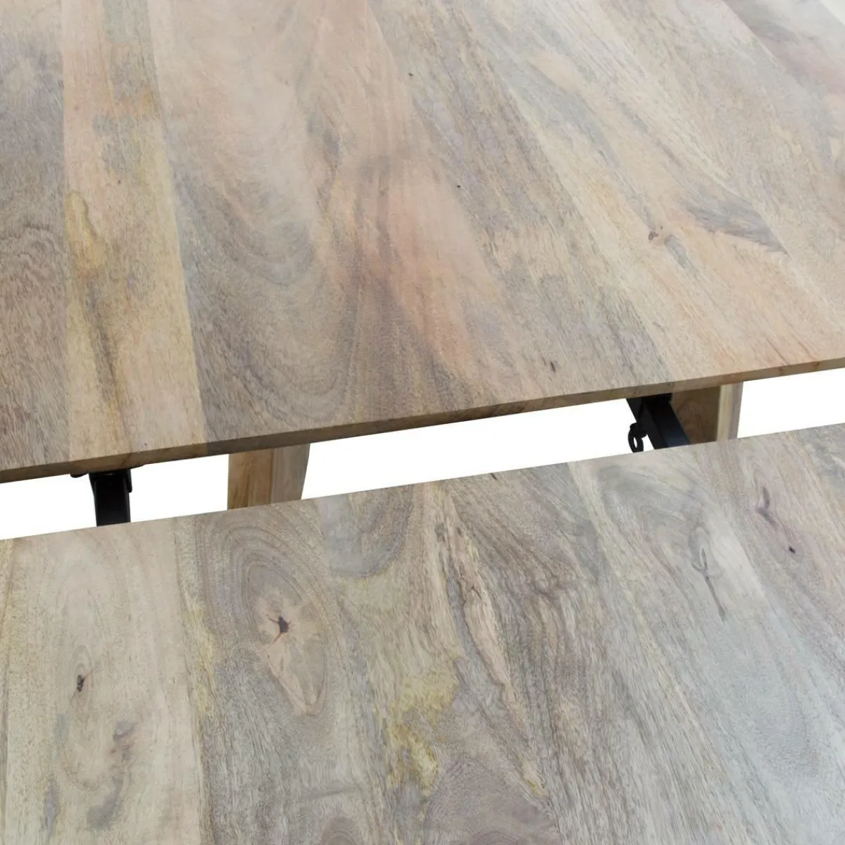 Made in Meubles Table à manger avec allonges en bois de manguier Wood