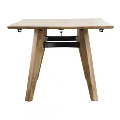 Made in Meubles Table à manger avec allonges en bois de manguier Wood
