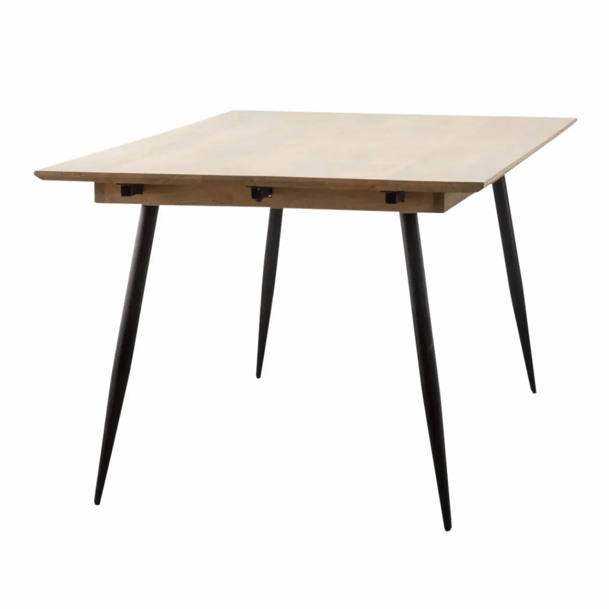 Made in Meubles Table à manger avec allonges en bois de manguier Pia