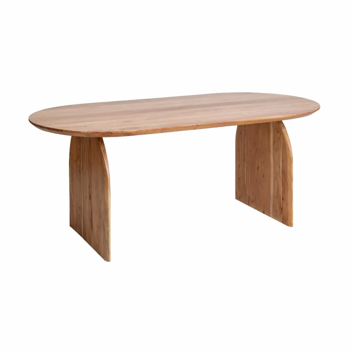 Made in Meubles Table à manger en bois d'acacia Paulo