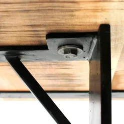Made in Meubles Table à manger en bois d'acacia 200 cm Tree