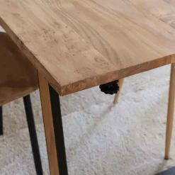 Made in Meubles Table à manger en bois d'acacia Léandre