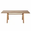 Made in Meubles Table à manger en bois d'acacia Noa