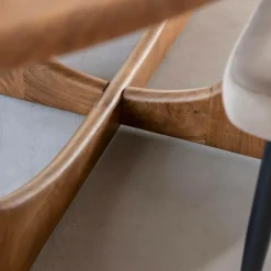 Made in Meubles Table à manger en bois d'acacia Azure