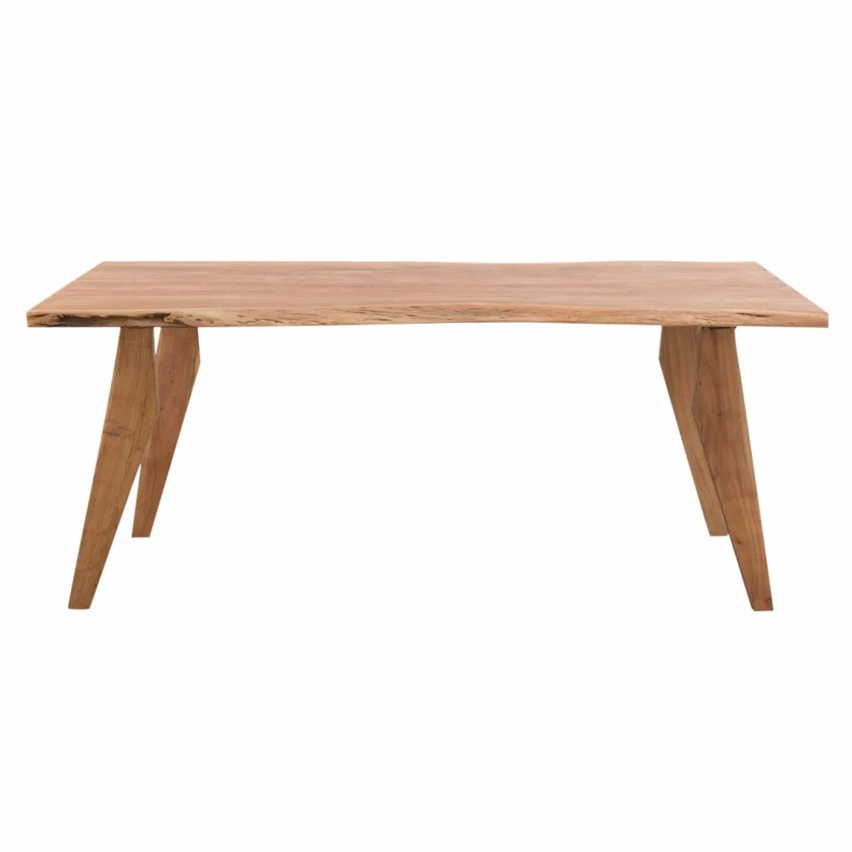 Made in Meubles Table à manger en bois d'acacia 180 cm Tree