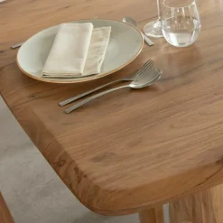 Made in Meubles Table à manger en bois d'Acacia Anaé