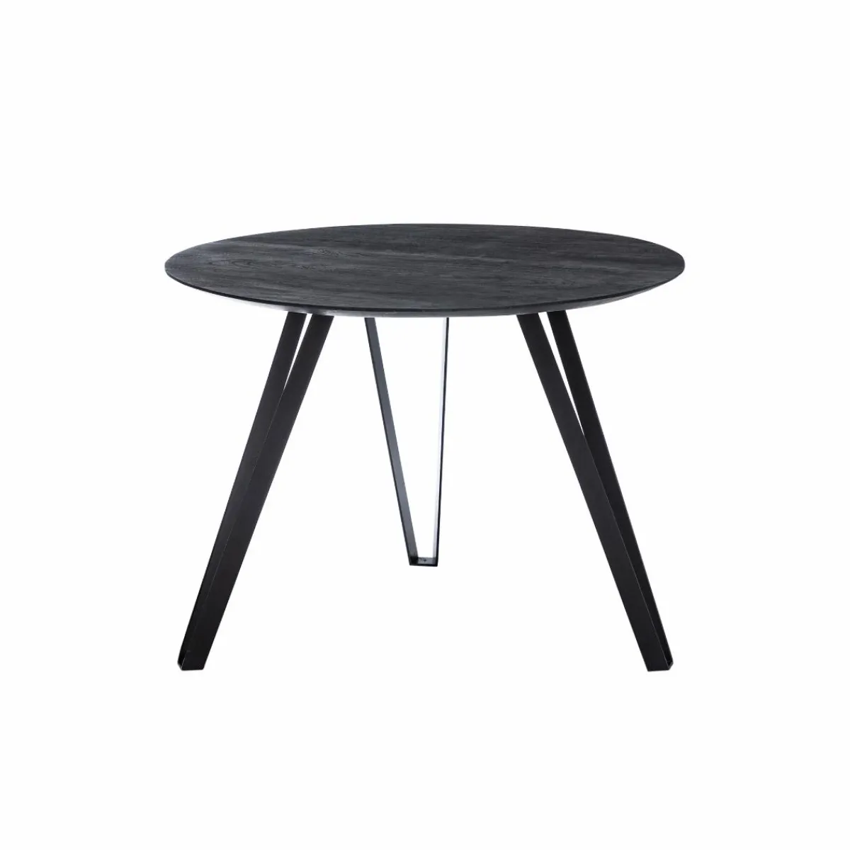 Made in Meubles Table à manger en bois de manguier et métal Rosie