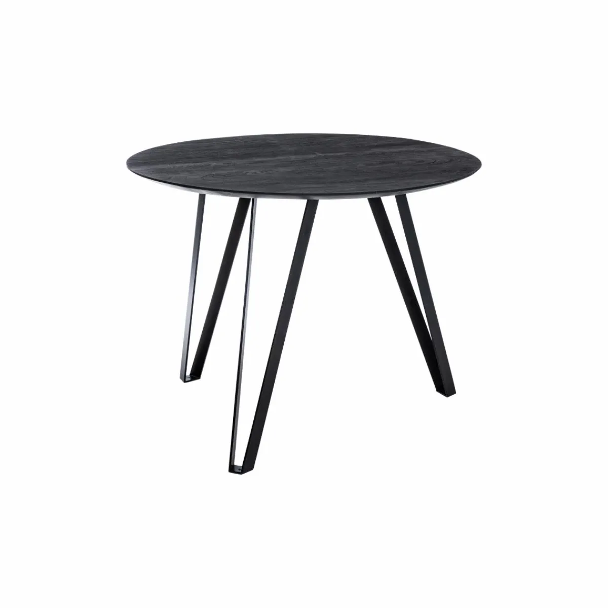 Made in Meubles Table à manger en bois de manguier et métal Rosie