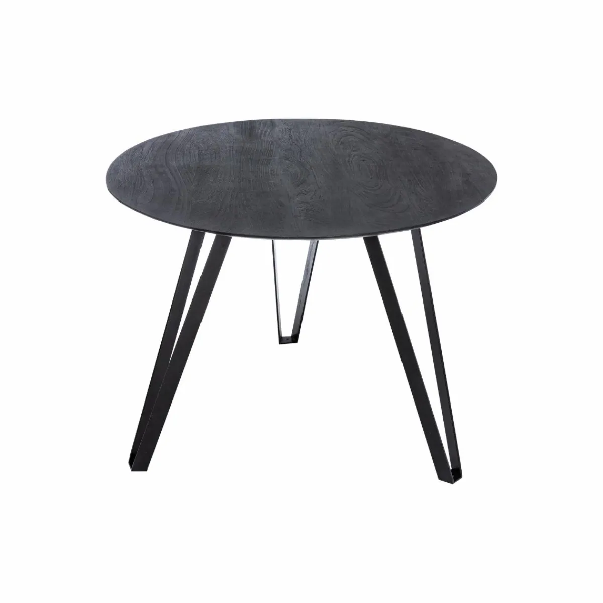 Made in Meubles Table à manger en bois de manguier et métal Rosie