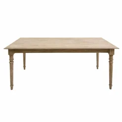 Made in Meubles Table à manger en bois de manguier Louis