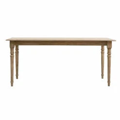 Made in Meubles Table à manger en bois de manguier Louis