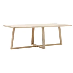 Made in Meubles Table à manger en bois de manguier Rhodes