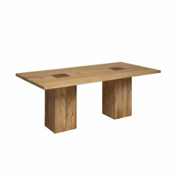 Made in Meubles Table à manger en bois de manguier Vivien