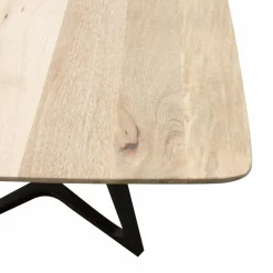 Made in Meubles Table à manger en bois de manguier Suzon
