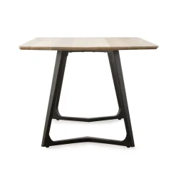 Made in Meubles Table à manger en bois de manguier Suzon