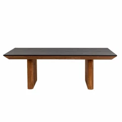 Made in Meubles Table à manger en pin recyclé Constance