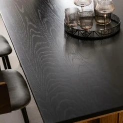 Made in Meubles Table à manger en pin recyclé Constance